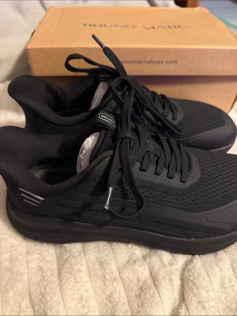 Bruno Marc Men's Athletic Sneakers - Black